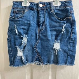 jean skirt